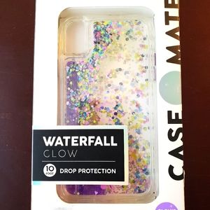 CaseMate Waterfall Case for iPhone XR PURPLE GLOW